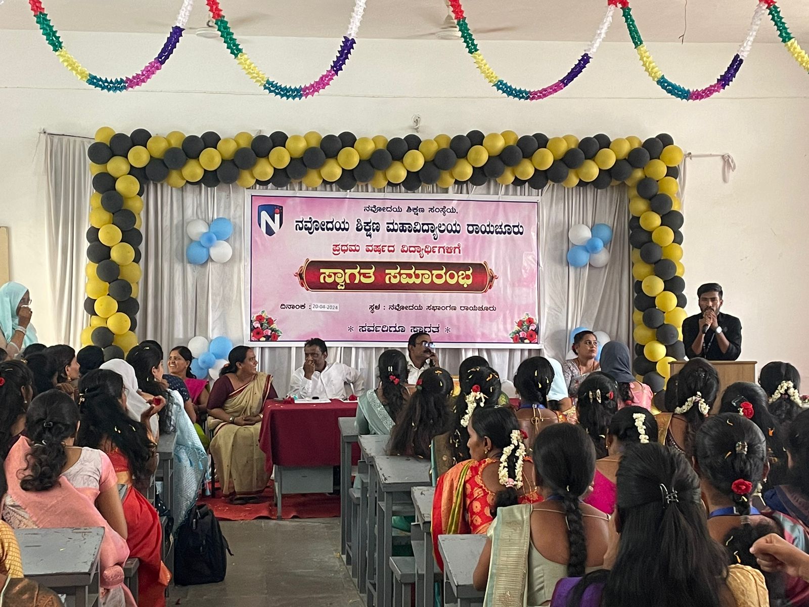 Talents day” organized by Navodaya college of Education for First year students on 20-04-2024